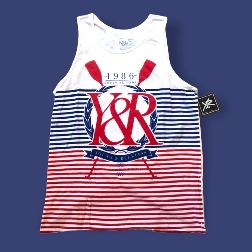 Men’s Young & Reckless Boat Tank